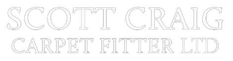 Scott Craig Carpet Fitter in Brechin Logo White Cutout